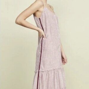 Anthropologie Sundry Striped Tiered Maxi Dress | Size 2
